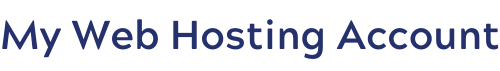 My Web Hosting Account